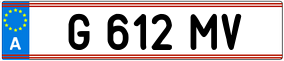 Truck License Plate